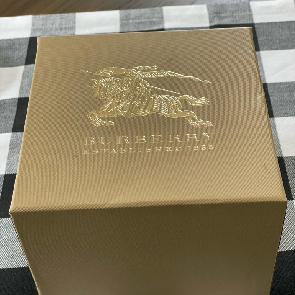 Burberry Swiss Chronograph Black Dial Stainless Steel